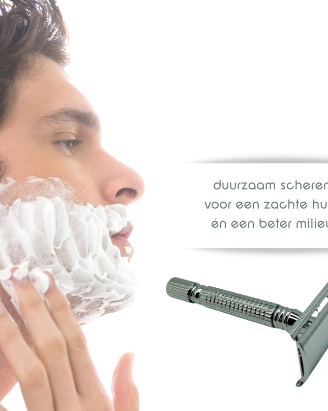 green-goose Klassieke Scheerset - Zilver