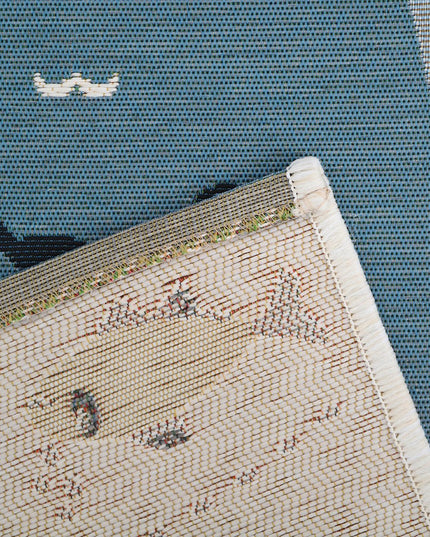 Deep Blue – Binnen- en Buitenspeelkleed vloerkleed voor Kinderen (123 × 180 cm, OEKO-TEX, Made in Europe)