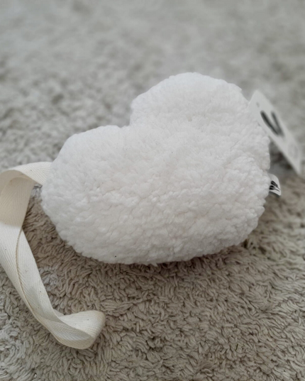 Speenknuffeltje "Love you" ecru