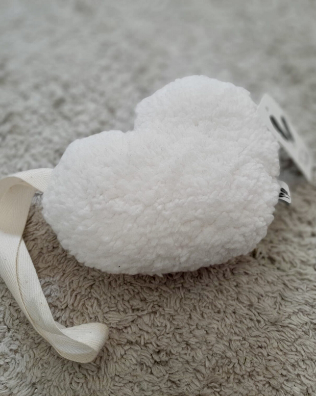 Speenknuffeltje "Love you" ecru