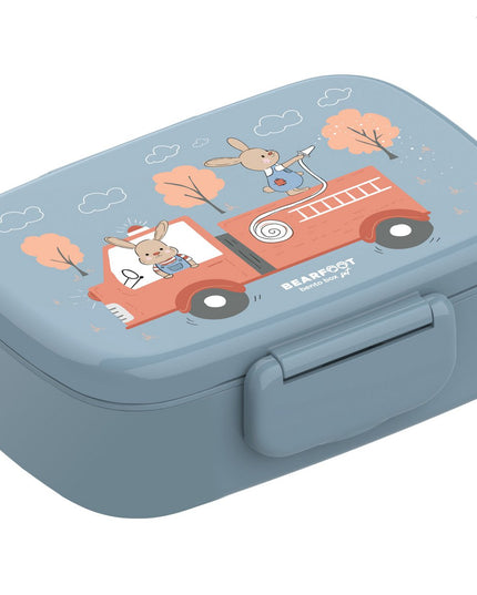 Children's lunch box with compartments, light and leak-proof - Fire Department