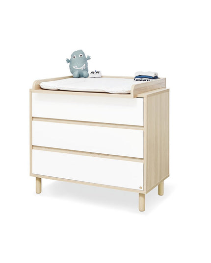 Startset 'Flow' breed groot3 delen: ledikant, brede commode, grote kledingkast