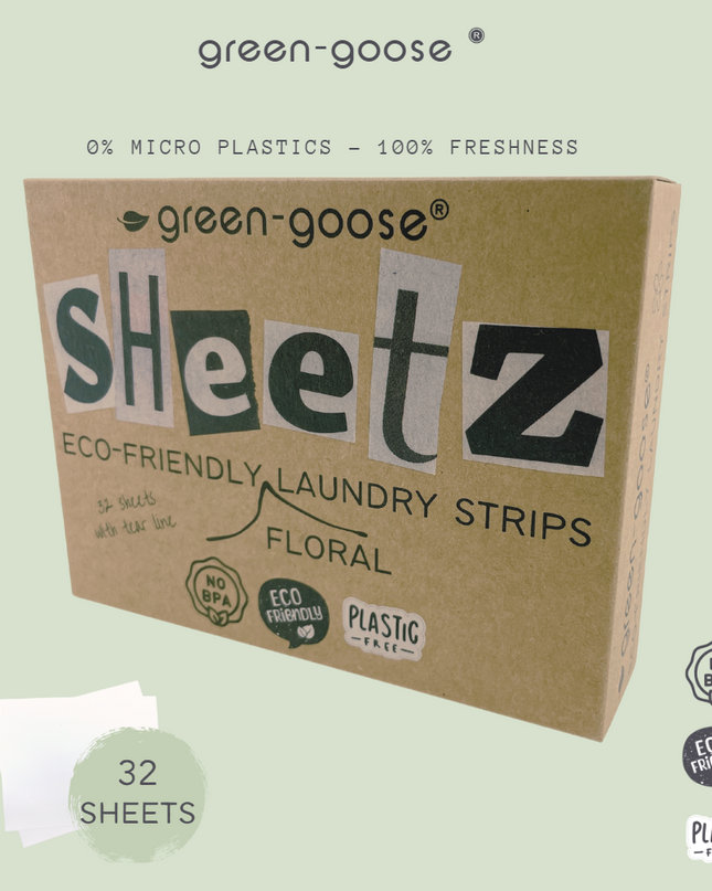 green-goose Wasstrips - 32 Strips - Zomerbloemen