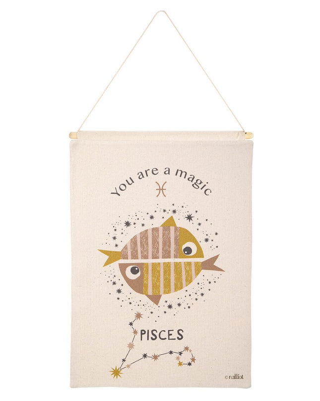 KLEINE VISSEN kindermuurkunst sterrenbeeld vis - Wanddecoratie