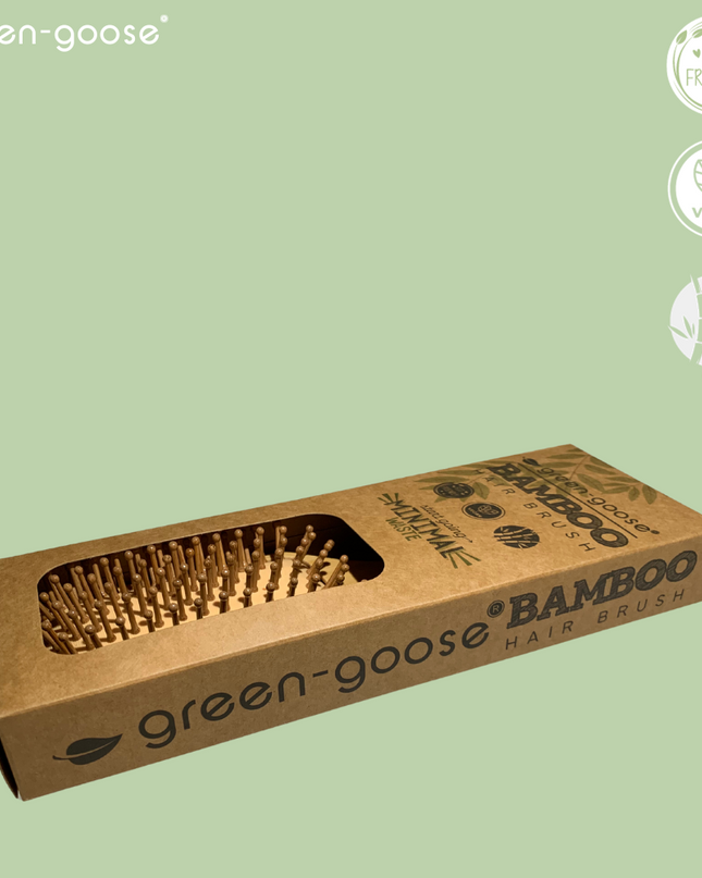 green-goose Bamboo Hairbrush XL