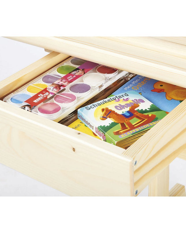 Kinderbureau 'Lena', blank gelakt