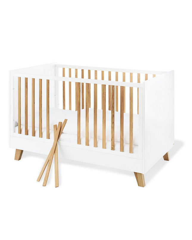 Startset 'Pan' extra breed
2 delen: ledikant, extra brede commode