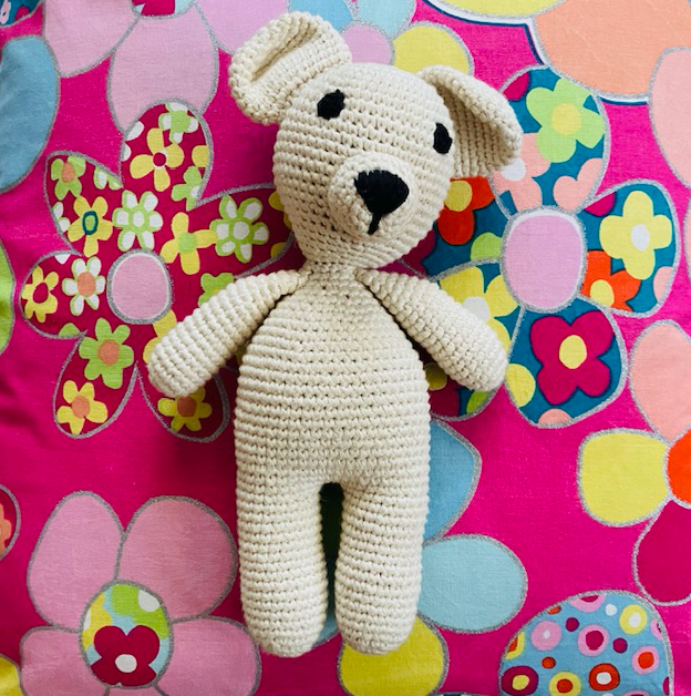 kussen hippie bloemen roze + binnenkussen (set) 45x45cm duurzaam