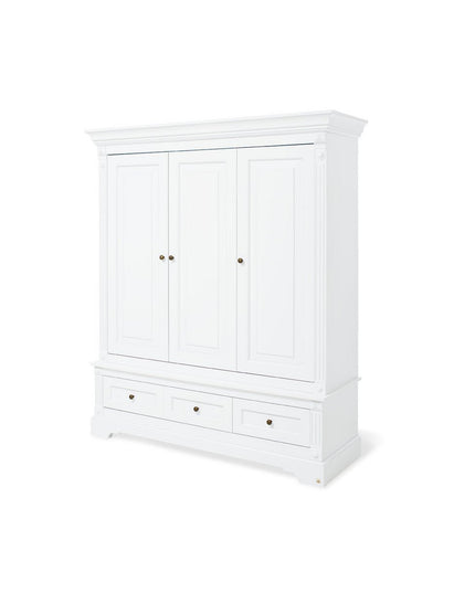 Startset 'Emilia' extra breed groot3 delen: ledikant, extra brede commode, grote kledingkast