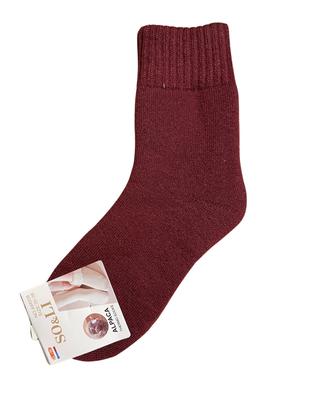 green-goose Alpaca Damessokken - Extra Zacht - 1 Paar - 95% - dames