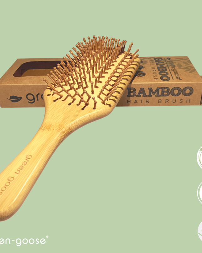green-goose Bamboo Hairbrush XL