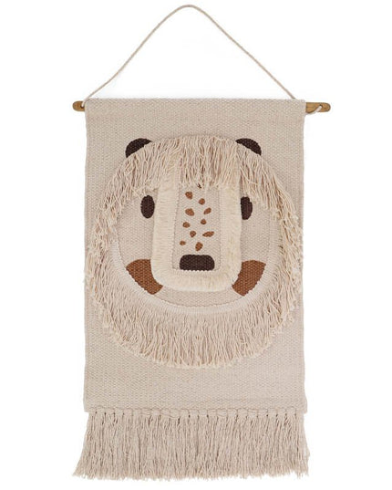 LEOPOLD – Handgeweven Kinderwanddecoratie - Wanddecoratie