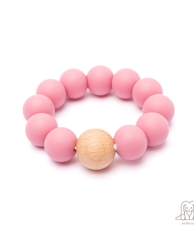 Baby siliconen bijtring | KRALEN | BLUSH