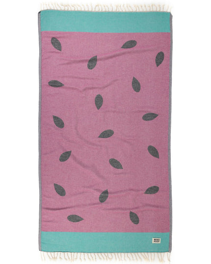 WATERMELON RED - 100% Cotton - Hammam Towel &amp; Beach Towel