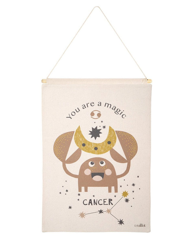 KLEINE KREEFT kinderkunst aan de muur sterrenbeeld Kreeft - Wanddecoratie