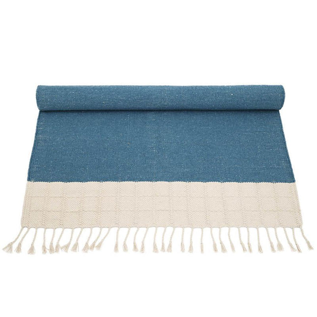 LUCIA BLEU eigentijds kindertapijt - Lucia Vloerkleed – 100% Gerecycled Materiaal, 100x150 cm