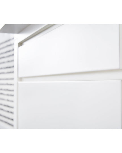 Startset 'Milk' extra breed, incl. wandplank
3 delen: ledikant, extra brede commode, wandplank