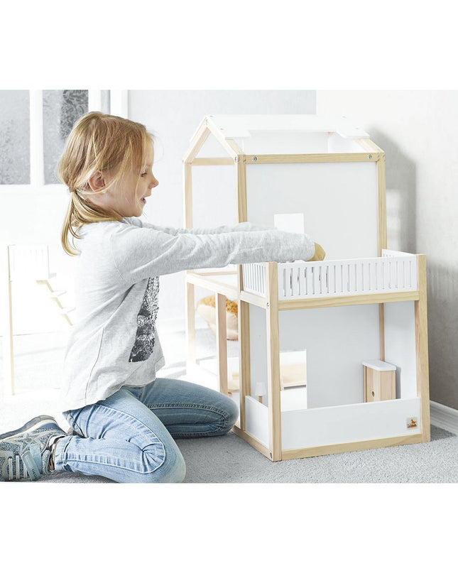 Poppenhuis 'Ida', wit