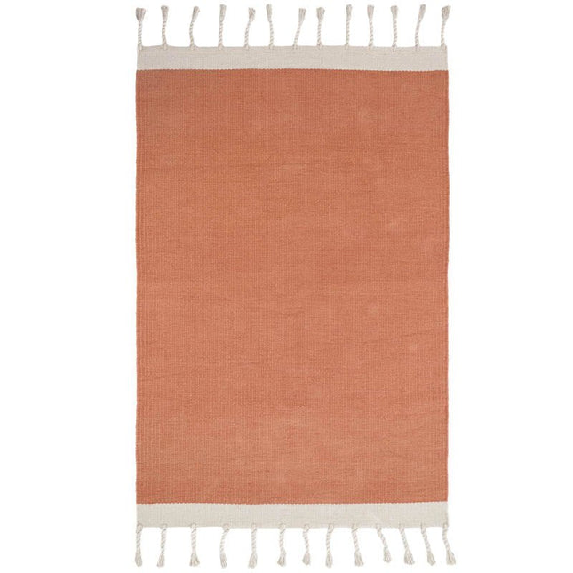 Lisboa Rose Liege Vloerkleed – 100% Gerecycled Katoen, Milieuvriendelijk en Kleurrijk