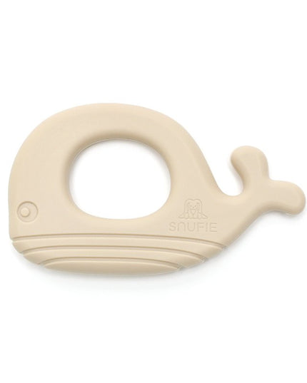 WHALE | Soft Silicone Teething Toy | SAND |  Bijtring