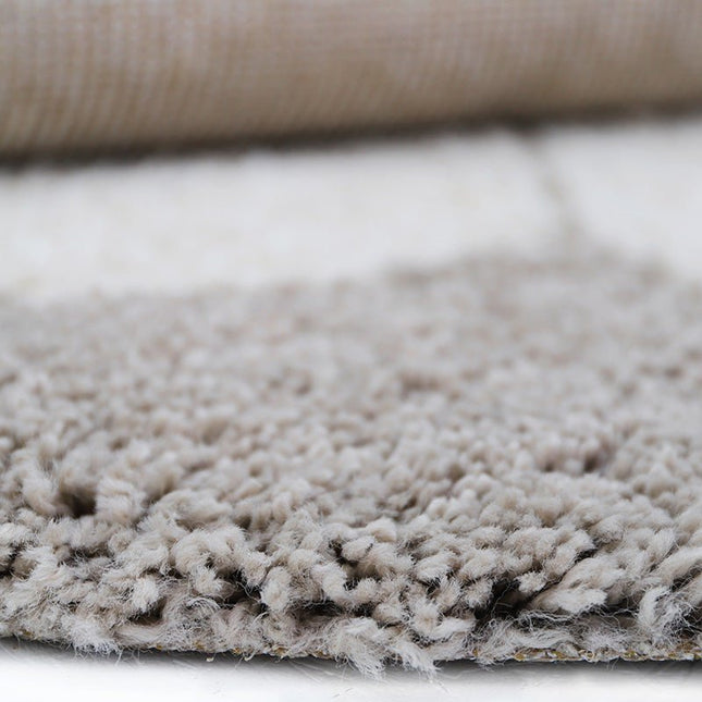 Bohemian Daisy beige rond kindervloerkleed