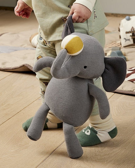 Fille knitted elephant cuddly toy - Gray