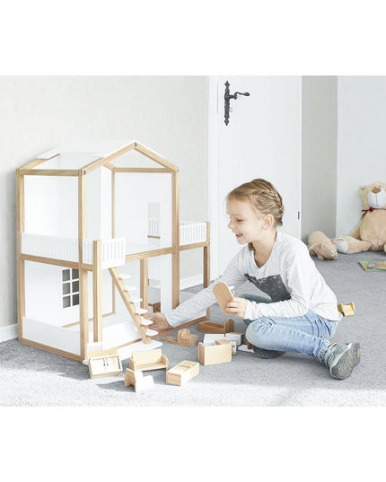 Poppenhuis 'Ida', wit