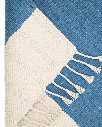 LUCIA BLEU eigentijds kindertapijt - Lucia Vloerkleed – 100% Gerecycled Materiaal, 100x150 cm