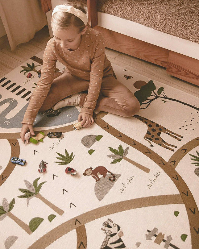 LITTLE SAVANNAH speelkleed vloerkleed voor binnen en buiten voor kinderen