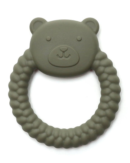 BEAR | Soft Silicone Teething Toy | SAGE  | Bijtring