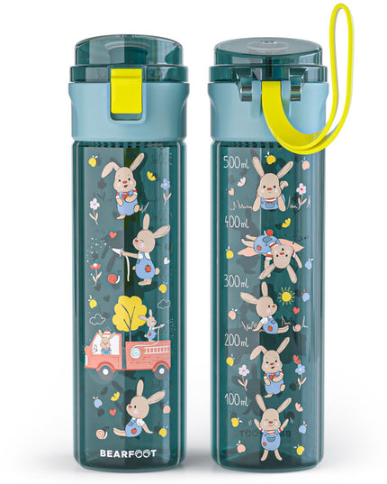 Kindertrinkflasche, 500 ml, leicht – Wasserflasche – Feuerwehrblau