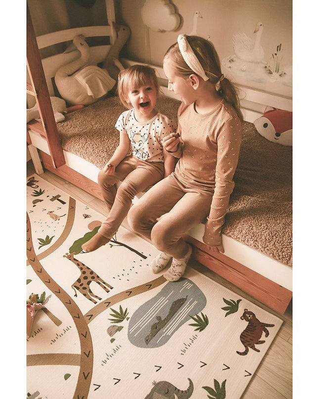 LITTLE SAVANNAH speelkleed vloerkleed voor binnen en buiten voor kinderen