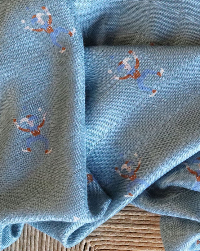 Bamboe mousseline inbakerdoeken 2st. Celebration