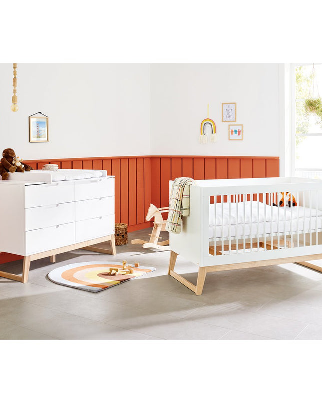 Startset 'Bridge' extra breed
2 delen: ledikant, extra brede commode