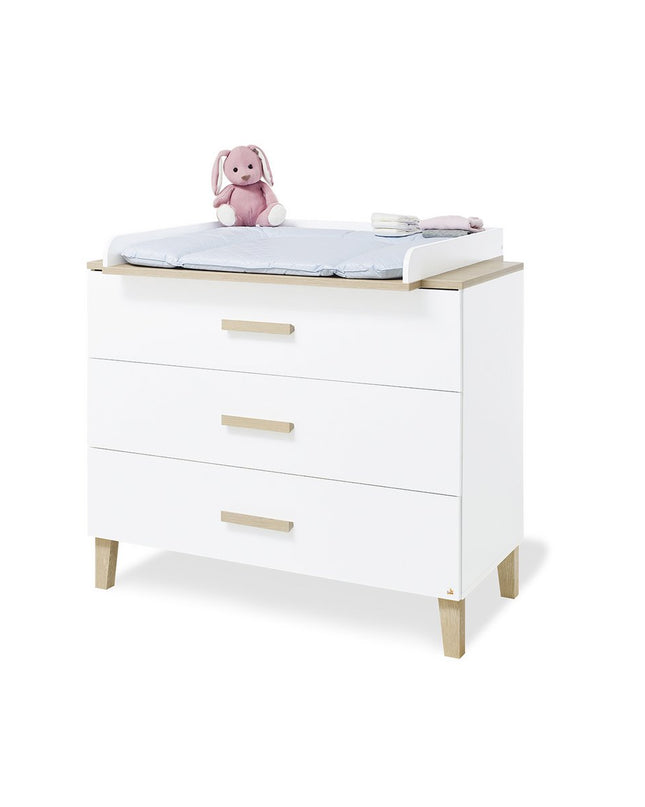 Startset 'Lumi' breed
2 delen: ledikant, brede commode