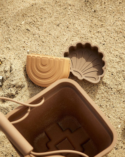 Millan siliconen strandset - Bruine kleurenmix - zomer26