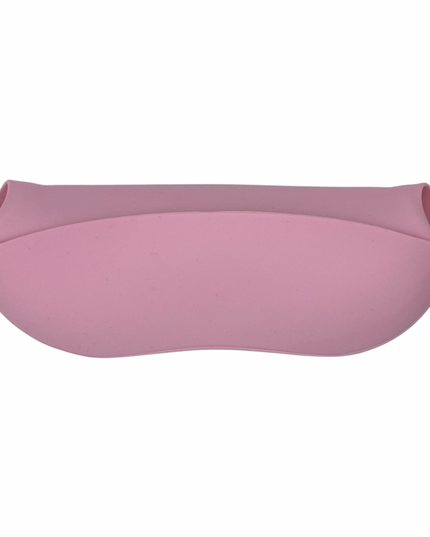 Green Goose Silikon-Lätzchen und Bambusbesteck – Rosa