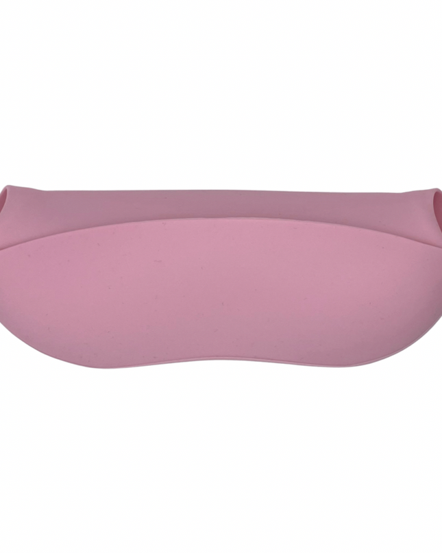 green-goose Siliconen Slabbetje en Bamboe Bestek - Roze