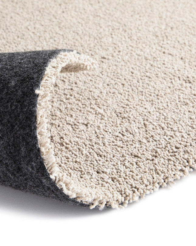 Etico Crème S – Machinewasbaar vloerkleed van fluweel