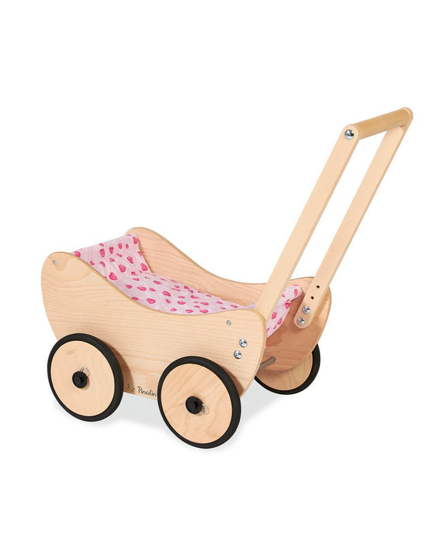 Poppenwagen "Trixi", natuurlijk, 2 delen