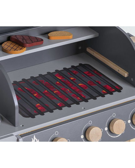 Kinderbarbecue 'Jeff' hout keukenspeelgoed