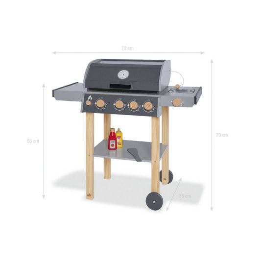 Kinderbarbecue 'Jeff' hout