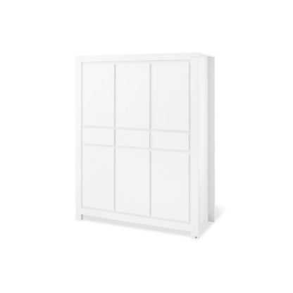 Startset 'Milk' extra breed groot3 delen: ledikant, extra brede commode, grote kledingkast