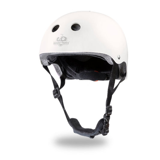 Kinderfeets kinderhelm voor op de fiets / fietshelm voor kinderen - mat wit