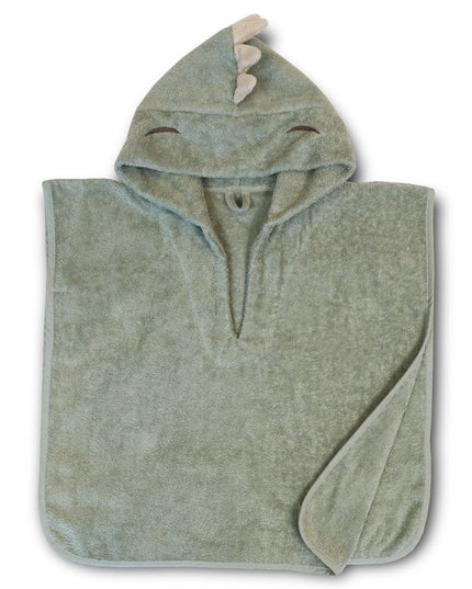 Adelin poncho- Lichtgroen Dino