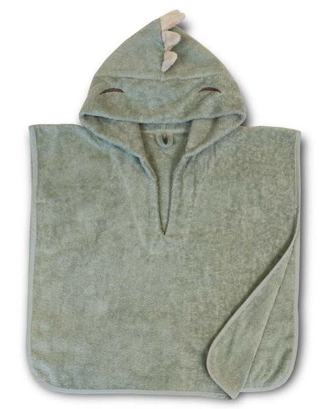 Adelin poncho- Lichtgroen Dino