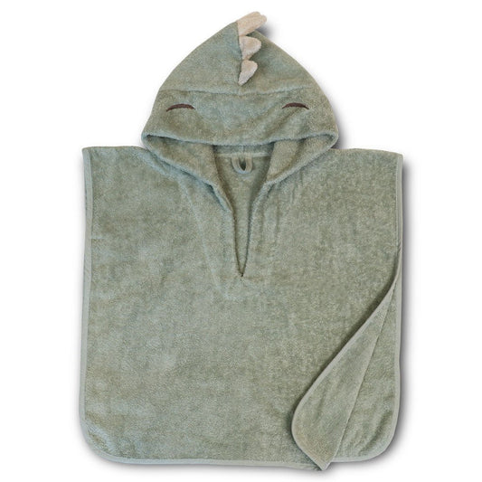 Adelin poncho- Lichtgroen Dino