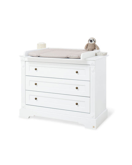Startset 'Emilia' breed, incl. wandplank4 delen: ledikant, brede commode, 2-deurs kledingkast, wandplank