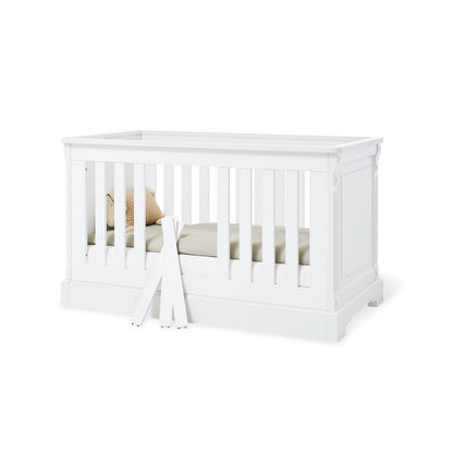 Startset 'Emilia' extra breed groot, incl. wandplank4 delen: ledikant, extra brede commode, grote kledingkast, wandplank