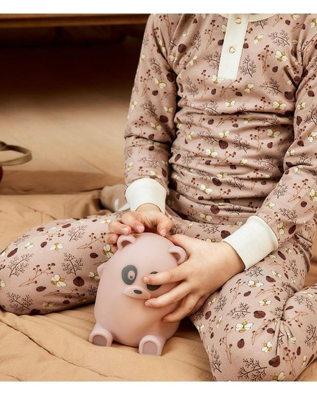 Sara nachtkleding-Zand - Bloemenbij - meisjes - pyjama